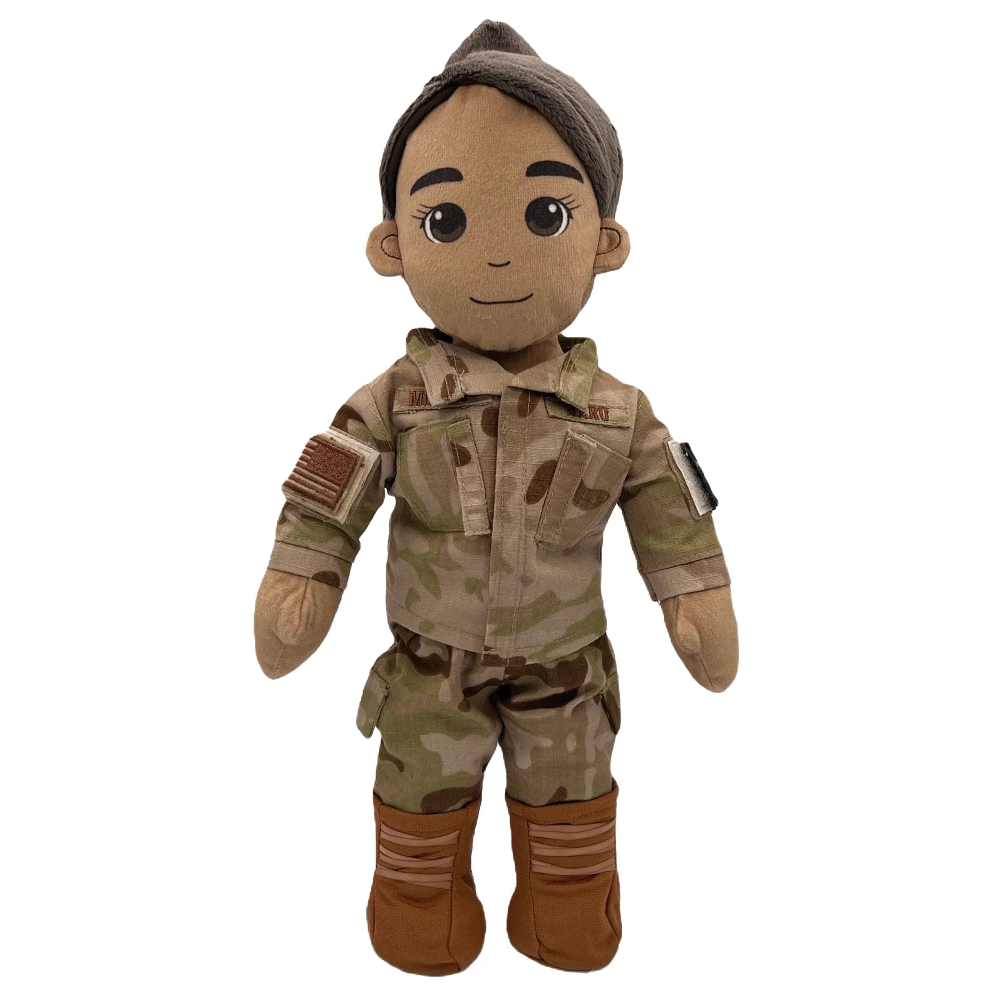 Customizable Doll, Personalized Doll, Military Doll, Daddy Doll, Mommy Doll, Blonde Hair Doll, Air Force Doll, Airman Doll, Recordable Doll, Military Doll, Talking Doll, and Deployment Doll for Military Kids