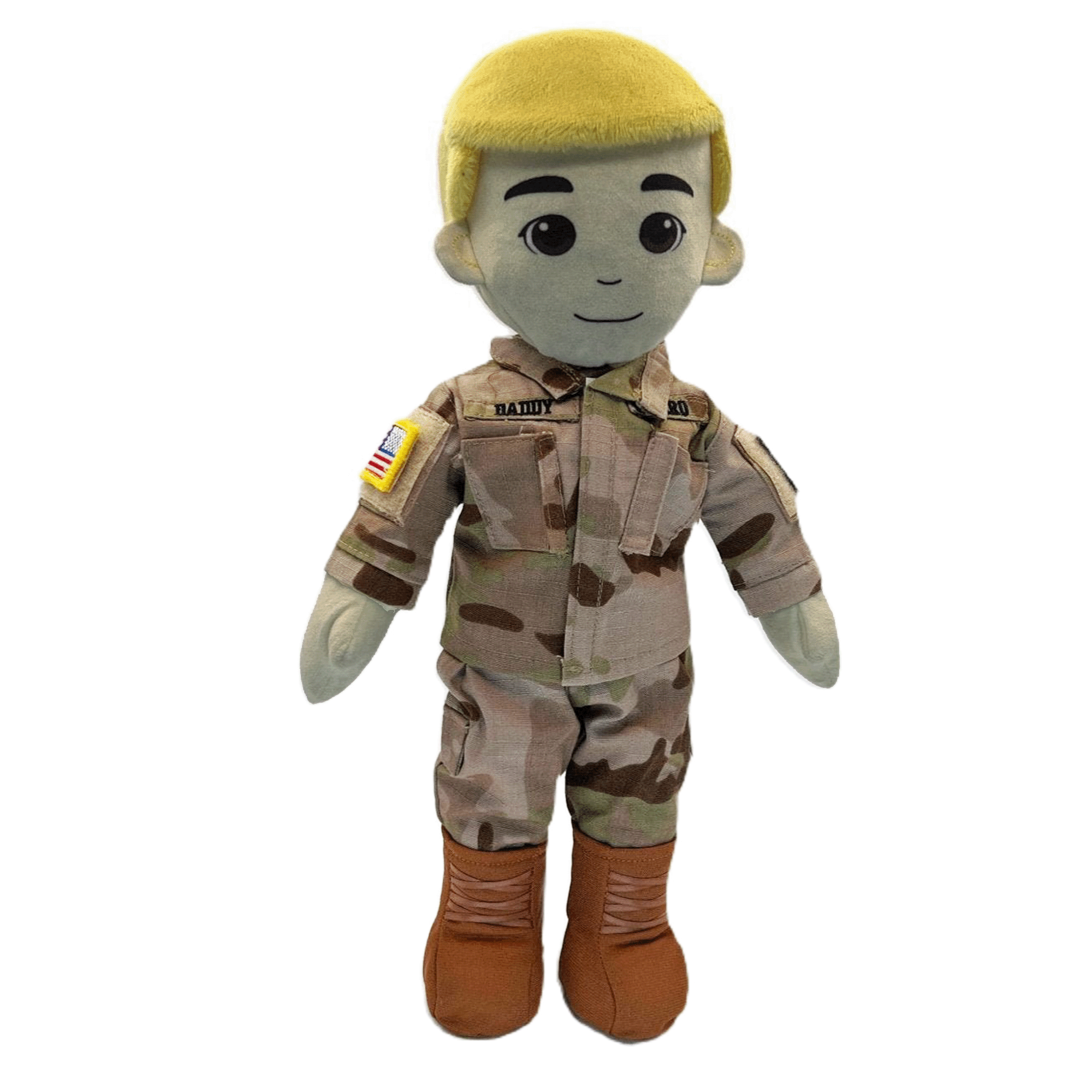Army doll, soldier doll, Army deployment doll, soldier daddy doll, soldier mommy doll, deployment doll, comfort doll, recordable Army doll, recordable soldier doll, military soldier doll, plush Army doll, Army stuffed animal, Army plush toy, talking soldier doll, speaking doll, bedtime story doll, voice recording doll, keepsake Army doll, Army gift for kids, soldier gift for toddlers, Army storytime doll, military baby gift, soldier parent deployment gift, Army dad gift, Army mom gift, camouflage doll, Army
