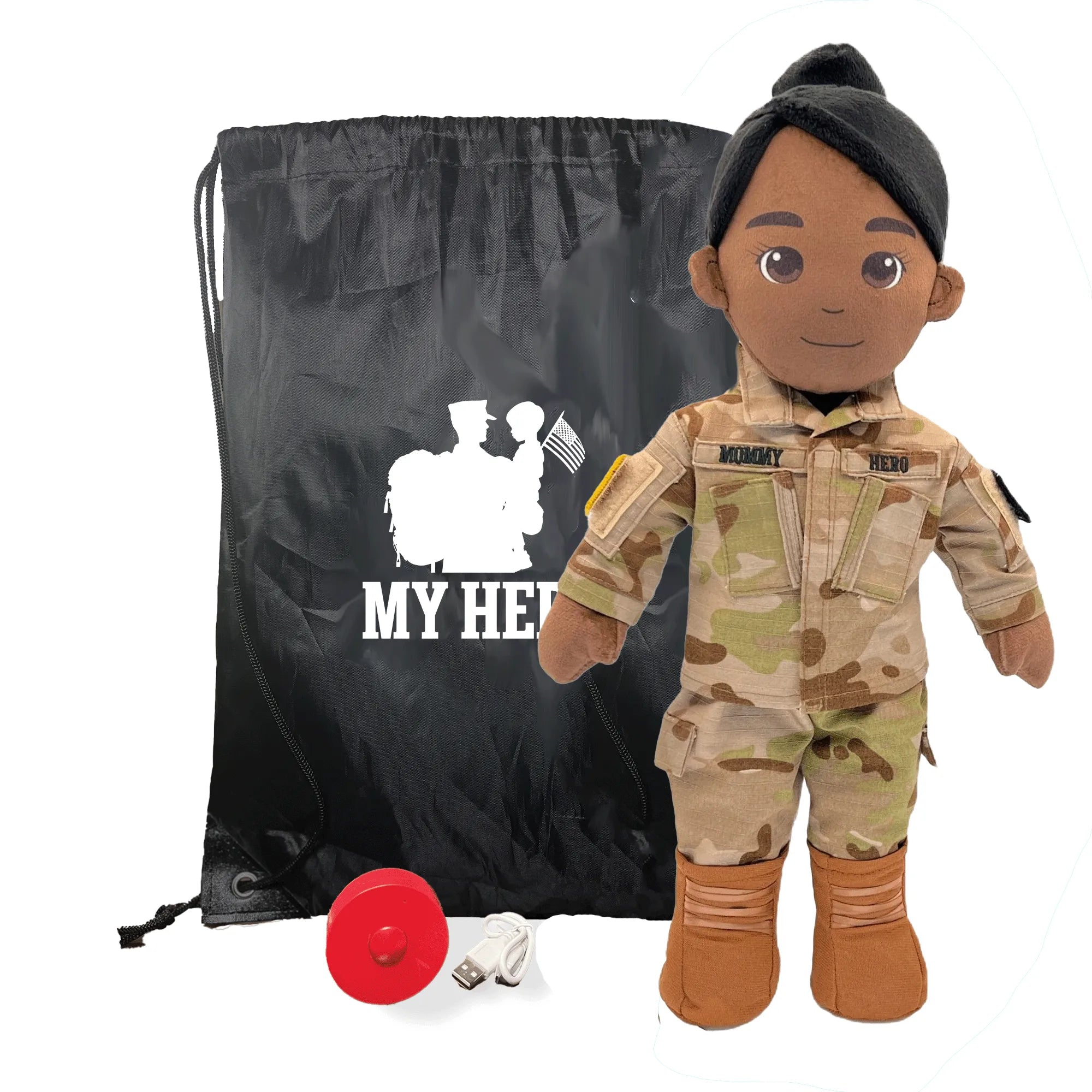 Air force doll – custom family dolls – personalized plush doll – recordable dolls strengthen parent–child bonds