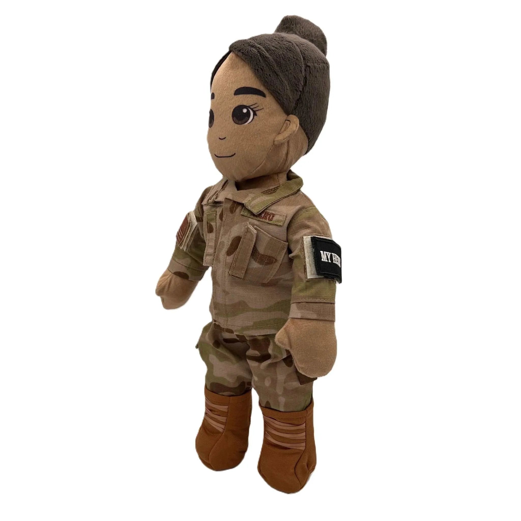 Customizable Doll, Personalized Doll, Military Doll, Daddy Doll, Mommy Doll, Blonde Hair Doll, Air Force Doll, Airman Doll, Recordable Doll, Military Doll, Talking Doll, and Deployment Doll for Military Kids