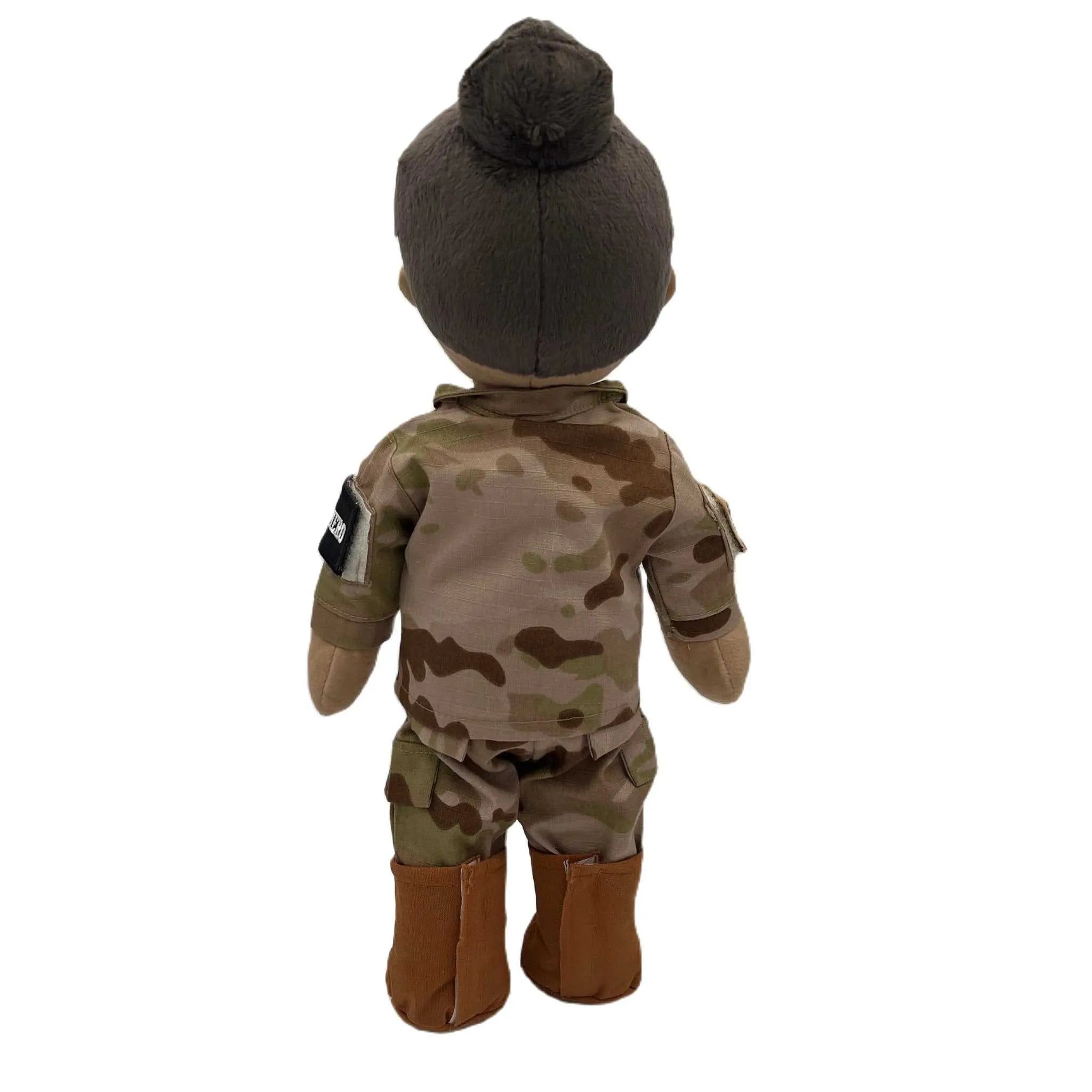 Customizable Doll, Personalized Doll, Military Doll, Daddy Doll, Mommy Doll, Blonde Hair Doll, Air Force Doll, Airman Doll, Recordable Doll, Military Doll, Talking Doll, and Deployment Doll for Military Kids
