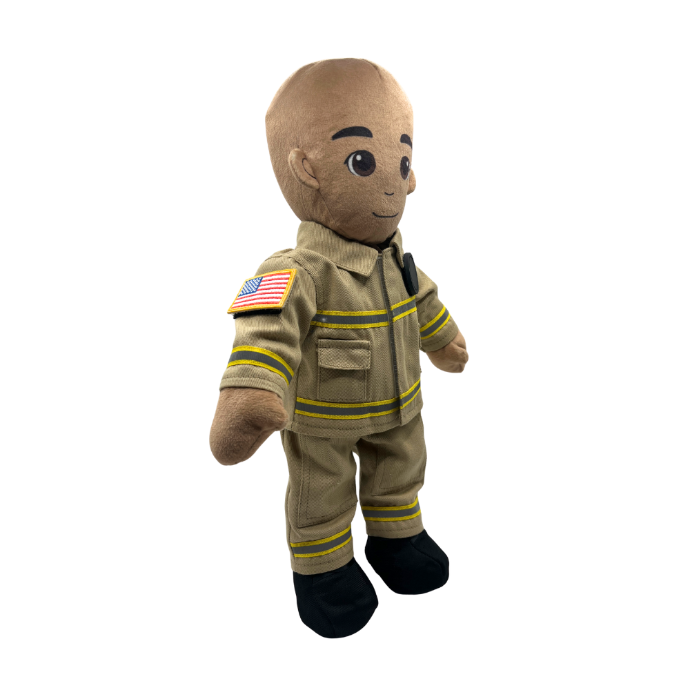 Custom plush doll - designed to match - grandparent dolls - and paired with - recordable books