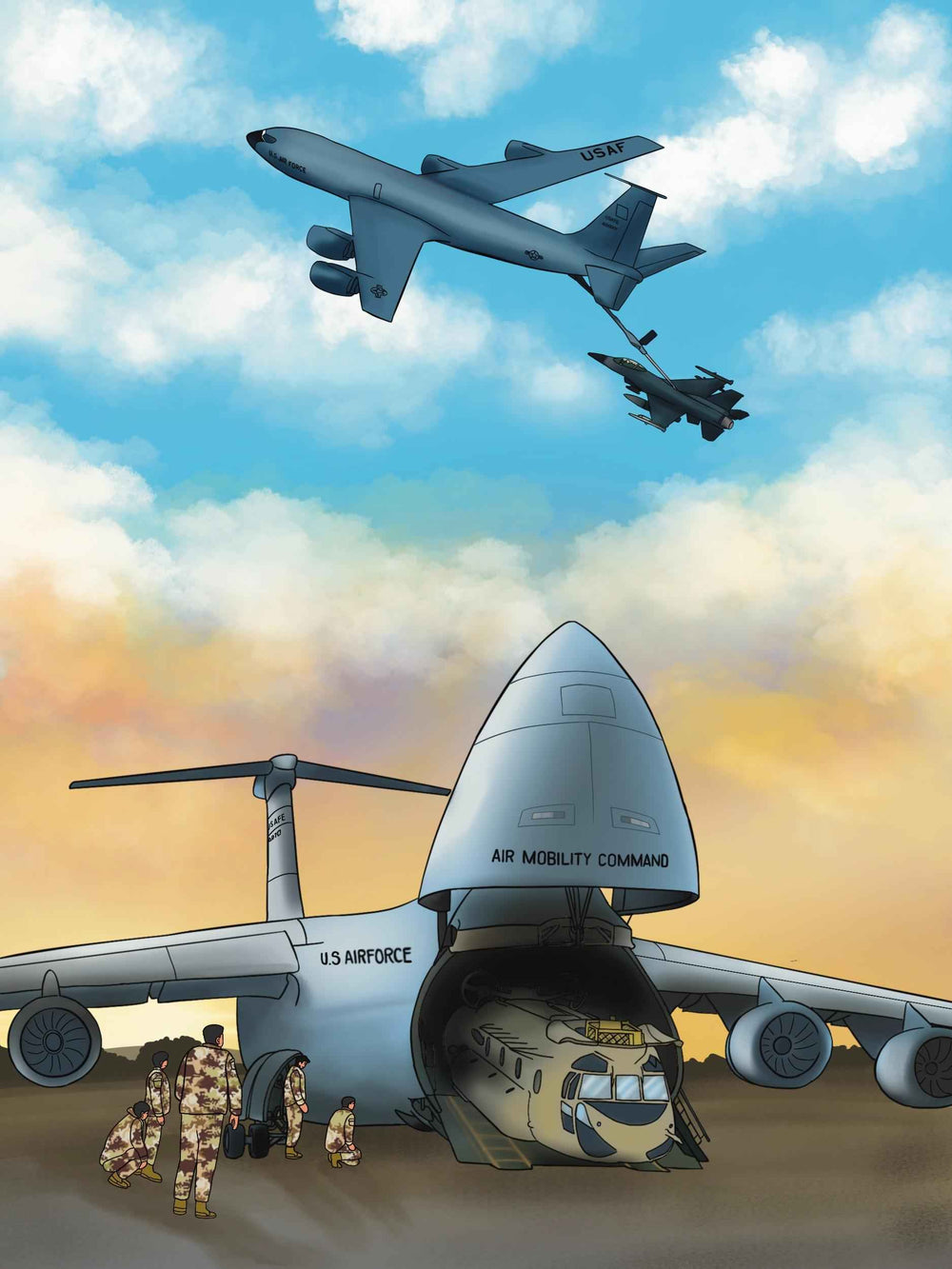 Air Force Children's Book - My Daddy My Airman by Matthew E. Miller