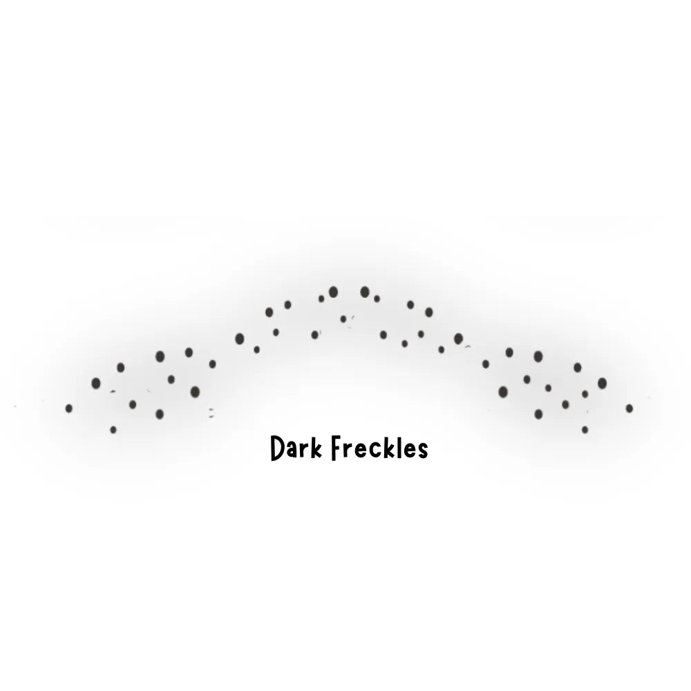 Stuffed animal plush with mustache, doll with mustache, freckled plush with subtle freckle pattern on soft face and optional mustache styling available, keepsake stuffed animal for children family and gifts