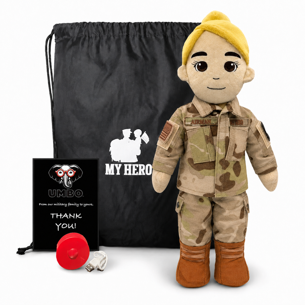 Air Force Daddy Doll | Military Doll | Recordable - MY HERO