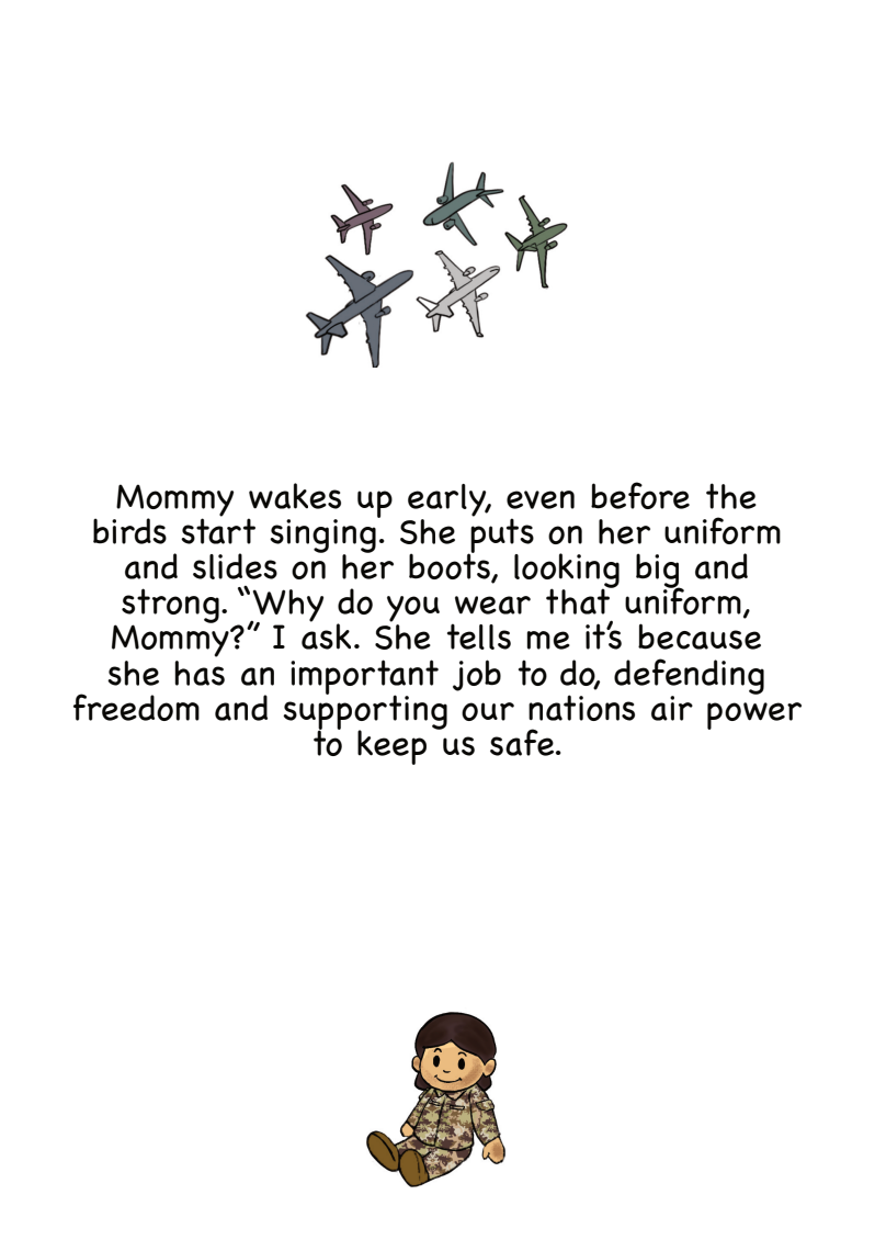 Air Force Children’s Book - My Mommy, My Airman by Matthew E. Miller