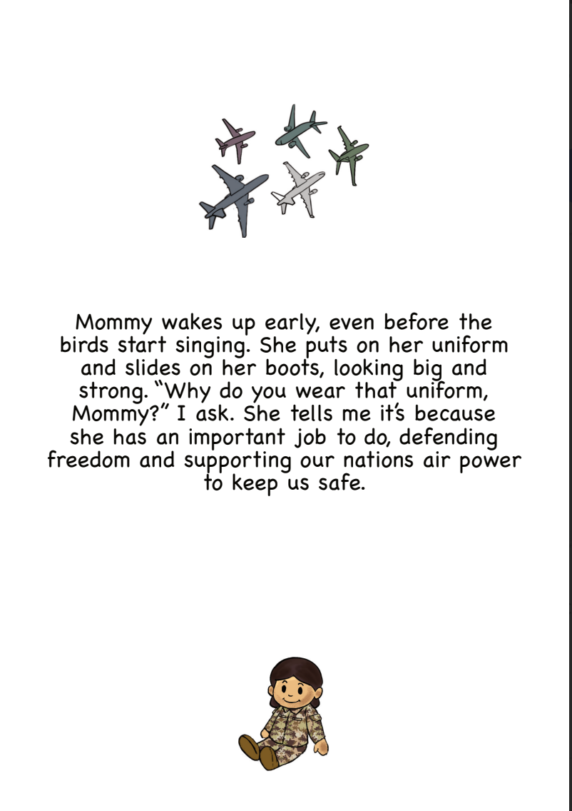 Air Force Children’s Book - My Mommy, My Airman by Matthew E. Miller
