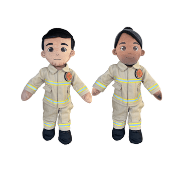 Build My Hero™ Firefighter Plush Doll | Recordable - MY HERO