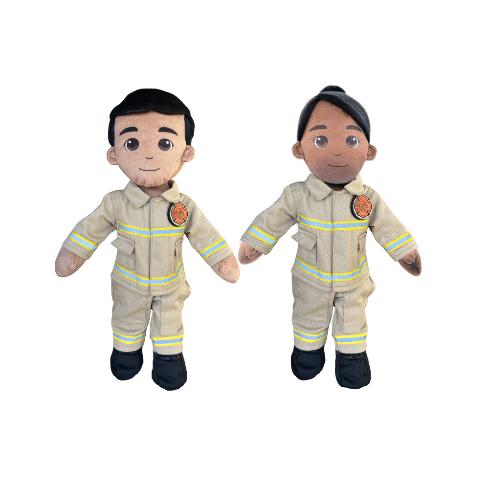 Build My Hero™ Firefighter Plush Doll | Recordable - MY HERO