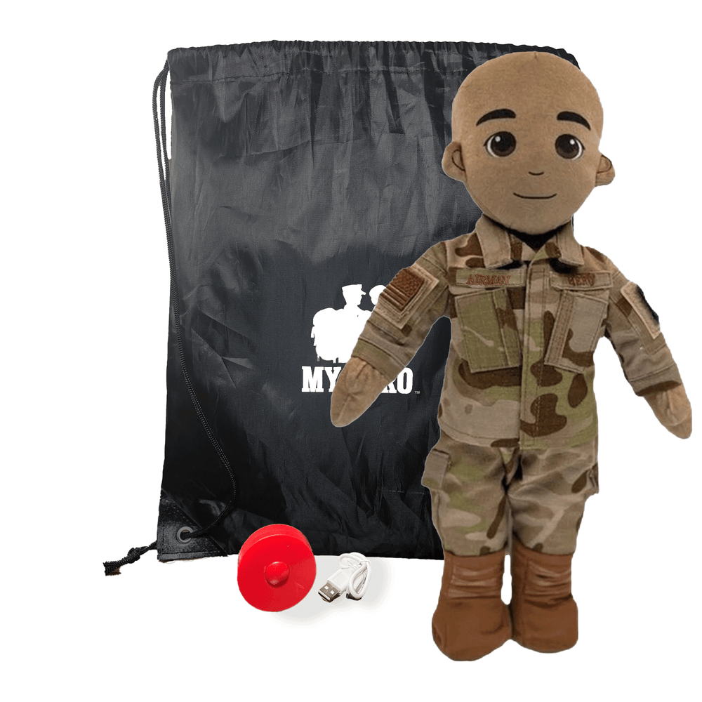 Customizable & Recordable My Hero Airman: Plush Air Force Daddy Doll - MY HERO