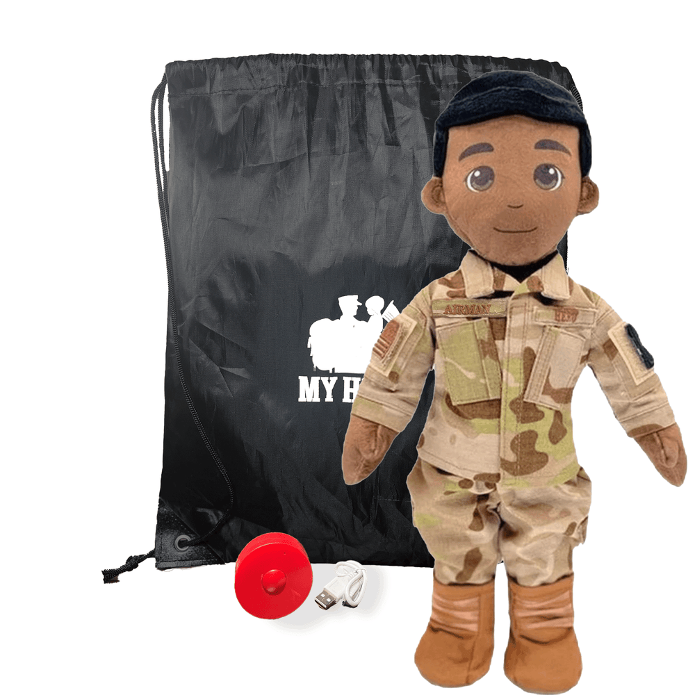 Customizable & Recordable My Hero Airman: Plush Air Force Daddy Doll - MY HERO