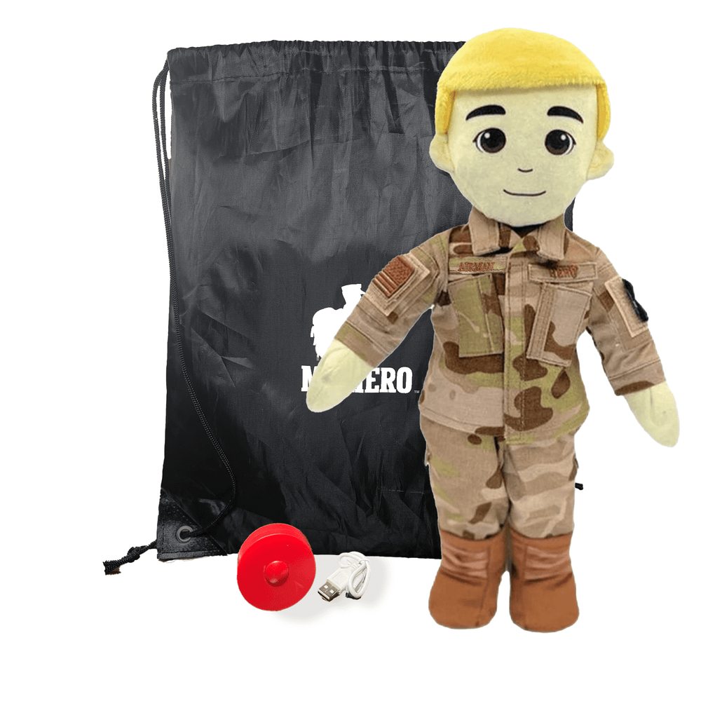 Customizable & Recordable My Hero Airman: Plush Air Force Daddy Doll - MY HERO