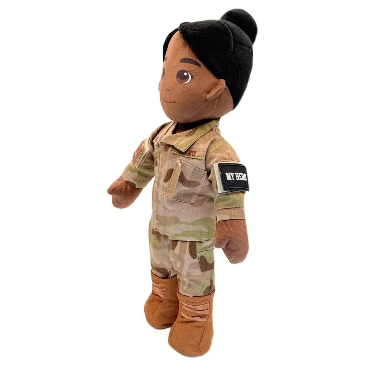Customizable & Recordable Air Force Mommy Doll Box Set with Deployment Book