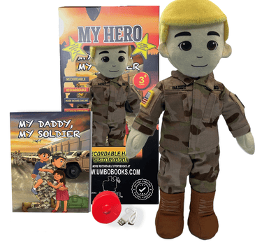 Army doll, soldier doll, Army deployment doll, soldier daddy doll, soldier mommy doll, deployment doll, comfort doll, recordable Army doll, recordable soldier doll, military soldier doll, plush Army doll, Army stuffed animal, Army plush toy, talking soldier doll, speaking doll, bedtime story doll, voice recording doll, keepsake Army doll, Army gift for kids, soldier gift for toddlers, Army storytime doll, military baby gift, soldier parent deployment gift, Army dad gift, Army mom gift, camouflage doll, Army