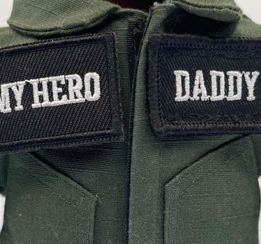 Daddy Flight Suit Uniform | Fits 14” Doll