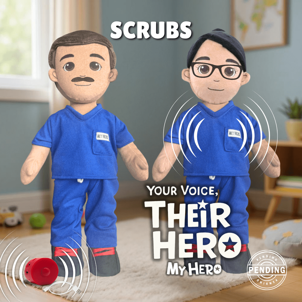 Medical Hero Dolls in Scrubs – Recordable Plush for Nurses, Doctors & More - MY HERO