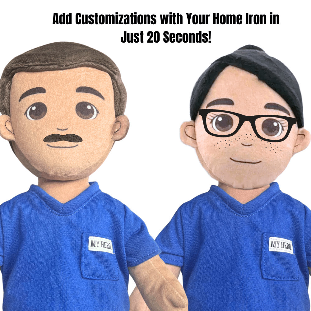 Medical Hero Dolls in Scrubs – Recordable Plush for Nurses, Doctors & More - MY HERO