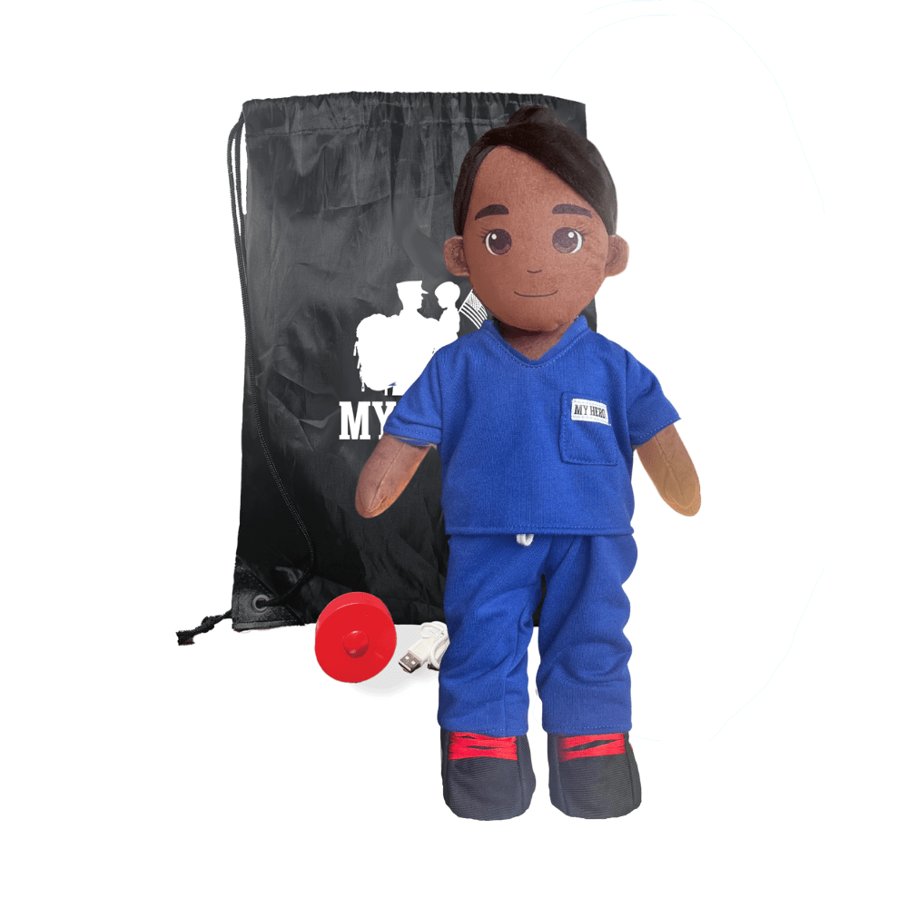Medical Hero Dolls in Scrubs – Recordable Plush for Nurses, Doctors & More - MY HERO