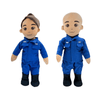 My Hero Coast Guard Daddy Doll – Recordable & Customizable 14" Plush with Voice Recorder - MY HERO