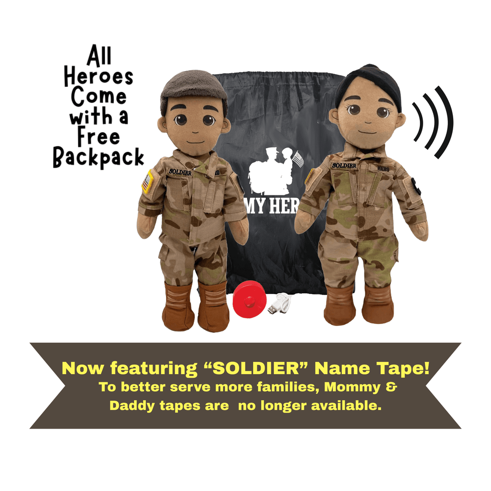 My Hero Doll Army Collection – Comforting Gifts That Keep Families Connected - MY HERO
