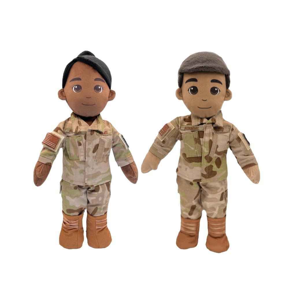 blue dress for baby girl Daddy Doll Air Force Plush