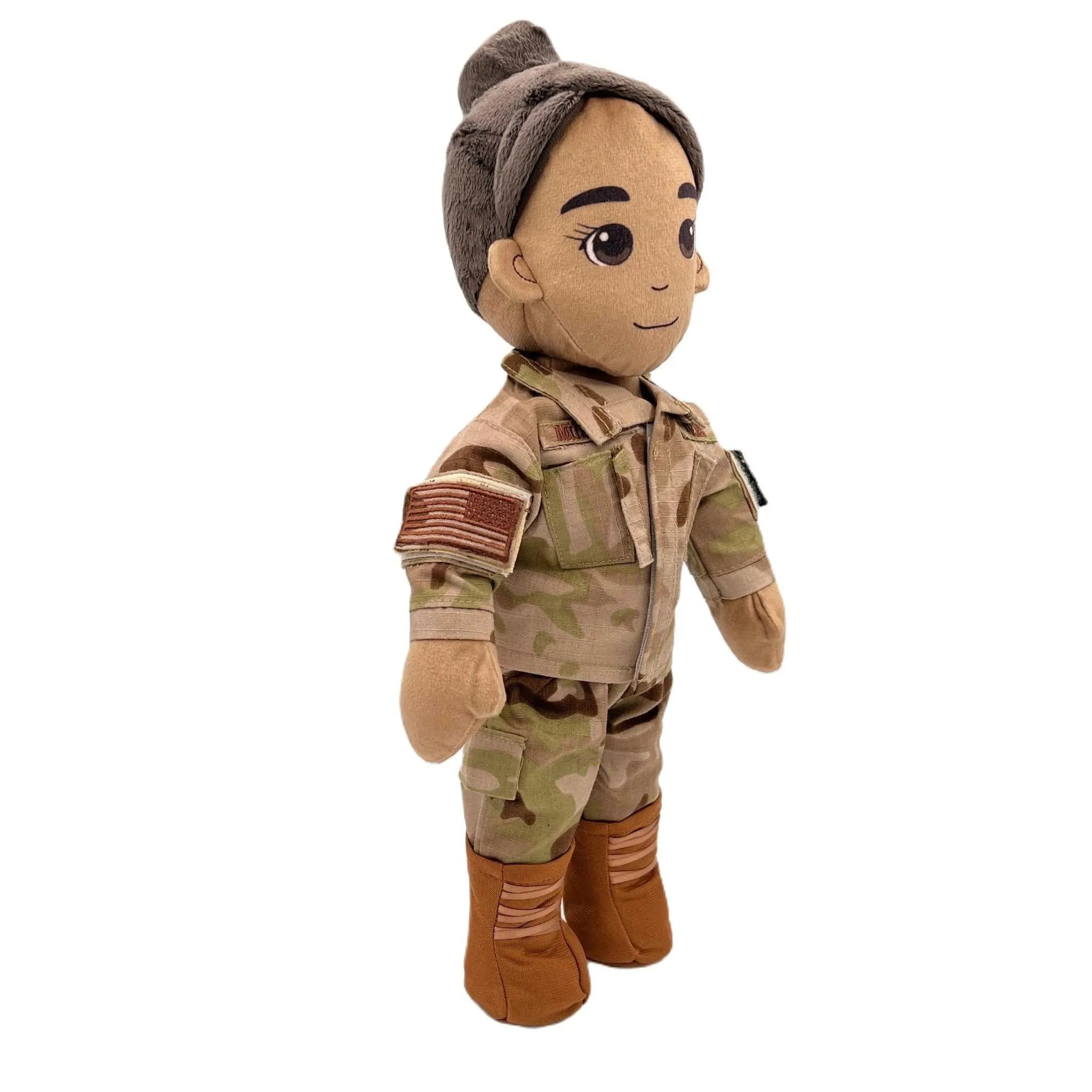 Customizable Doll, Personalized Doll, Military Doll, Daddy Doll, Mommy Doll, Blonde Hair Doll, Air Force Doll, Airman Doll, Recordable Doll, Military Doll, Talking Doll, and Deployment Doll for Military Kids