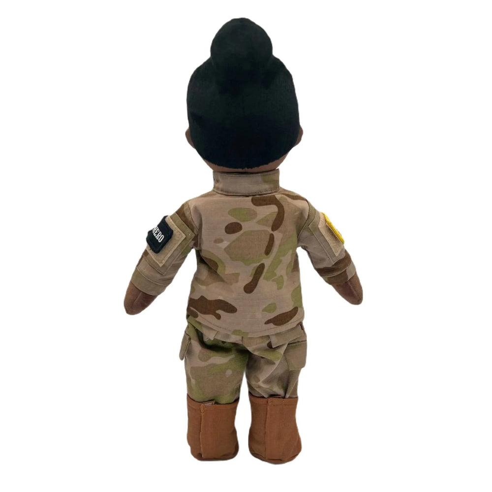 Army doll, soldier doll, Army deployment doll, soldier daddy doll, soldier mommy doll, deployment doll, comfort doll, recordable Army doll, recordable soldier doll, military soldier doll, plush Army doll, Army stuffed animal, Army plush toy, talking soldier doll, speaking doll, bedtime story doll, voice recording doll, keepsake Army doll, Army gift for kids, soldier gift for toddlers, Army storytime doll, military baby gift, soldier parent deployment gift, Army dad gift, Army mom gift, camouflage doll, Army