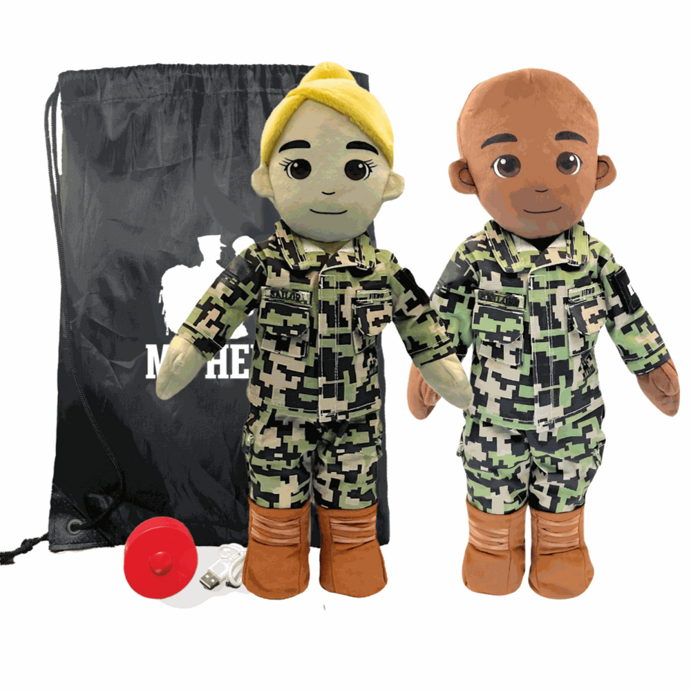 Build My Hero™ Recordable Navy Sailor Plush Doll