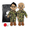 UMBO My Hero Recordable Marine Daddy Doll – Personalized Marine Corps Stuffed Animal | Customizable Military Deployment Teddy Bear Gift for Kids & Families - MY HERO